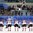 GANGNEUNG, SOUTH KOREA - FEBRUARY 10: Japan plays bow to the crowd at the Kwandong Hockey Centre after a 2-1 preliminary round loss against Sweden at the PyeongChang 2018 Olympic Winter Games. (Photo by Andre Ringuette/HHOF-IIHF Images)


